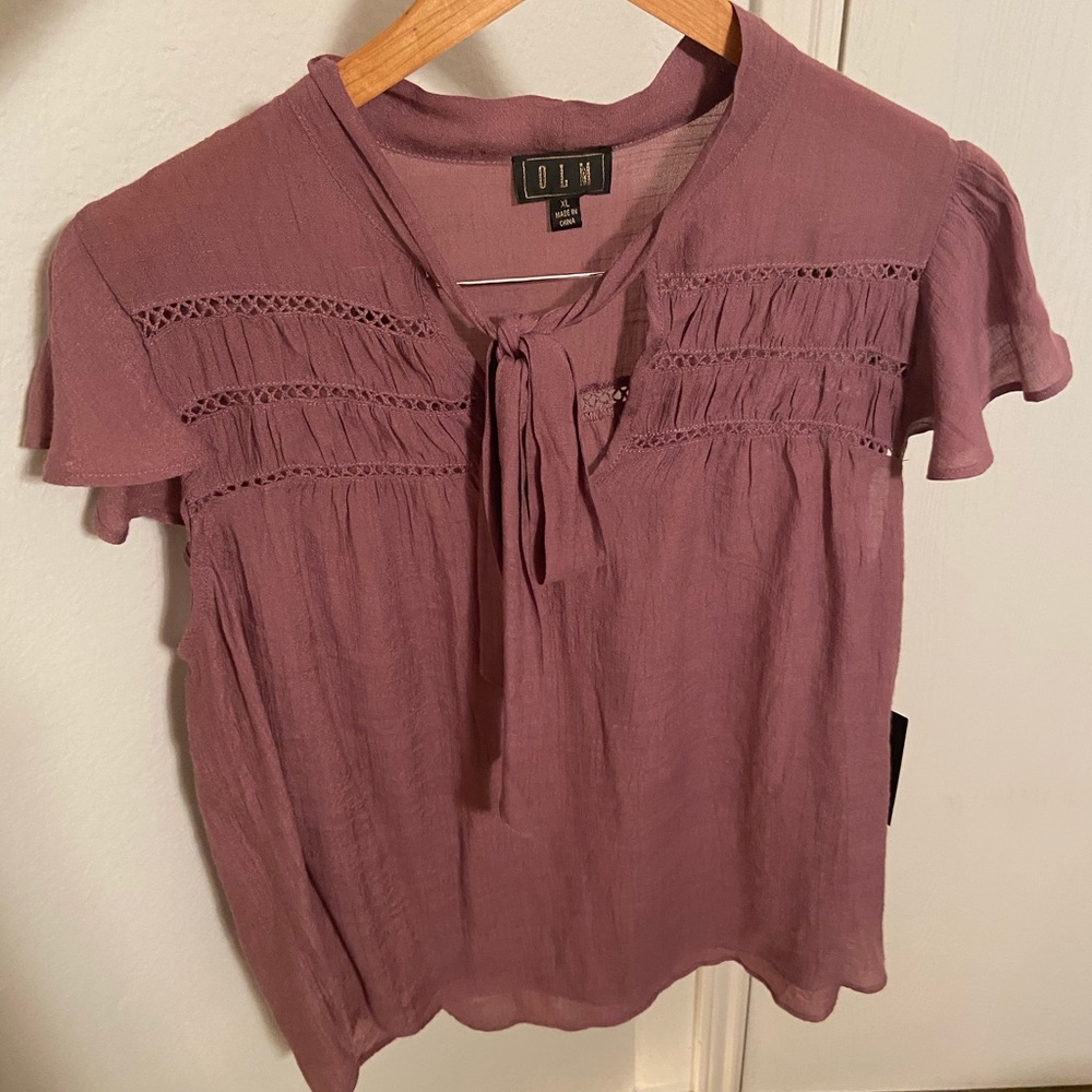 Purple OLM blouse